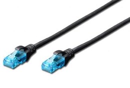 Resim BC-U5100BL Beek CAT. 5E Patch Kablo, UTP, 10 metre, AWG 26, Siyah Renk 