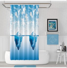Resim Jackline Tek Kanat Banyo Duş Perdesi Iceberg 180 x 200 CM 