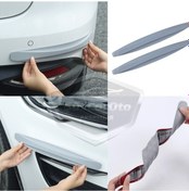 Resim 5d Esnek Tampon Koruma Bandı Tampon Koruyucu Şerit Yumuşak Bant 2 Li Paket Gri Karbon 00 Şüscaroto Aksesuar 