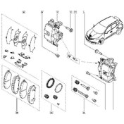 Resim Kaliper Civatası Kadjar 8201529733 