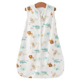 Resim Newborn Summer Vest Sleeping Bag Baby Anti-kick Quilt - Golden LION / Small Size About 63cm 