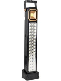Resim Powermaster Ks-848 2 Watt Cob Ledli + 48 Ledli Solar Şarjlı Işıldak 