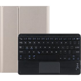 Resim Sunsky DY-P10-C Bluetooth Klavye Koruyucu Deri Kılıf Altın (Yurt Dışından) 