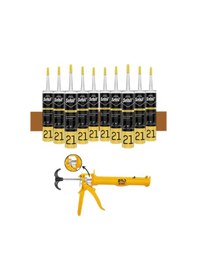 Resim Selsil Silikonize Mastik 500 Gr Altınmeşe 10 Adet ,alüminyum Tabanca Altınmeşe 