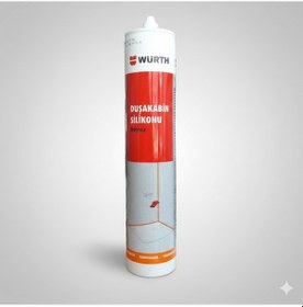 Resim Würth Duşakabin Silikonu Beyaz Su Geçirmez Ve Sızdırmaz 310ml Beyaz 