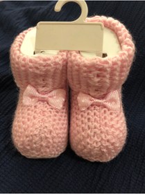 Resim susu design Triko Fiyonklu Bebek Patik 