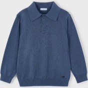 Resim Mayoral Erkek Çocuk Yakalı Kazak Mavi 