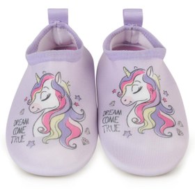 Resim Civil Girls Unicorn Baskılı Tabanlı 20-24 Numara Deniz Ayakkabısı - Lila - Lila / 24 Numara 