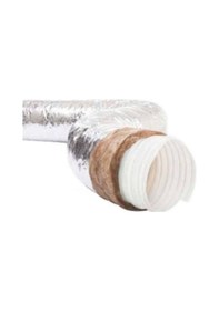 Resim Afs Nonwoven Ses Izoleli Hava Kanalı 5 Metre 102Mm 