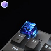 Resim New Keycaps Mor Detaylı Tasarım Esc Mekanik Klavye Tuşu Artisan Keycaps 