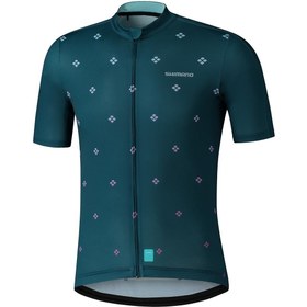 Resim Shimano Aerolite S.S. Kısa Kollu Bisiklet Forması Navy 