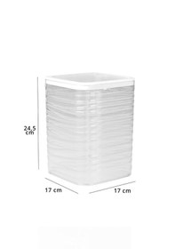 Resim Kosova Çöp Kovası Luna Şeffaf Oky-443 Şeffaf 