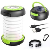 Resim Led Şarj Edilebilir Kamp Lambası, Güneş Enerjisi Ve Usb İle Çalışır 