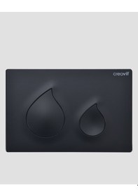 Resim Creavit Bloom Kömür Karası Boyalı Kumanda Paneli Siyah 