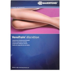 Resim VENOTRAİN® DİSCRETİON DİZÜSTÜ | İNCE DOKUMALI TRANSPARAN ETKİLİ VARİS ÇORABI - CCL1 (18-21 mmHg) / Ten / Kasığa Kadar (ağ) 