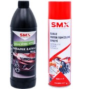 Resim SMX Susuz Motor Temizleme Ve Koruma Spreyi 500 ml - Seramik Katkılı Hızlı Ve Pratik Cila 