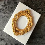 Resim 1 adet Aouke Küçük Silikon Kalıp Fondant, Kek Süsleme Araçları - DIY Avrupa Tarzı Kabartmalı Desen, Noel, Paskalya, Şükran Günü, Hanukkah, Şükran Günü El Sanatları için Çok Yönlü El Sanatları Kalıbı | Barok Tarzı | Silikon Mol 