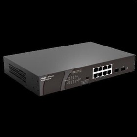 Resim Ruıjıe Rg-es110gds-p 8 Port 10/100/1000 8 Port Poe 2 Port Uplınk 120w Yonetılemez Desktop Swıtch 