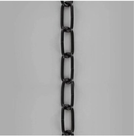 Resim Venon 1 Metre Siyah Avize Zinciri Asma Zinciri Çok Amaçlı Zincir 