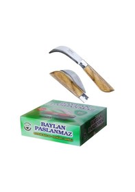 Resim Bayram Aşı Bıçağı 10 Adet Bağ Bıçağı Paslanmaz Ceviz Aşı Çak N11.5 