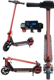 Resim Cool Wheels Elektrikli LED Işıklı Katlanabilir Çocuk Scooter - Çift Frenli- Çift Süspansiyonlu 8 yaş ve üzeri 