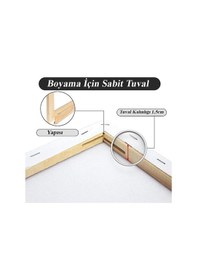 Resim Brons Gerdirme Apartlı Arkadan Zımbalı Tuval 1 Adet 50 x 70 CM 