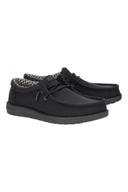 Resim HEY DUDE Erkek Oxford ( Klasik) HD.41894-070 Hey Dude Wally Classic Black/Charcoal 