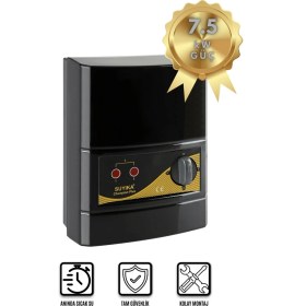 Resim Suyıka Champion Plus 7500W Elektrikli Şofben – Göz Alıcı Parlak Siyah (Türkiye'de İlk) – Avrupa Kalite Ödüllü Ani Su Isıtıcı 