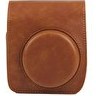 Resim Fujifilm Instax Neo 90 Uyumlu Kahverengi Askılı Deri Çanta 