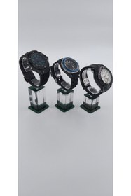 Resim STAND MARKET Saat Standı 3'lü Set Renkli Küp Yeşil 