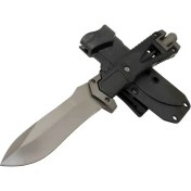 Resim Zero Error Tactical 7 40 Siyah Outdoor Bıçak 27CM - Siyah Sap, Magnezyum Çubuklu, Kılıflı 