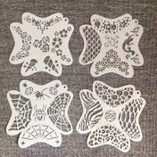 Resim Yeniden Kullanılabilir Plastik Şablon Seti - Sanatsal Projeler için Mükemmel - Okul, Ofis veya Ev Dekorasyonu için İdeal 