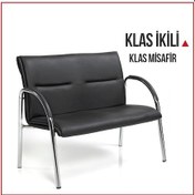 Resim Yarenofıs Clas Ikili Bekleme Koltuk,Ofis Bekleme Sandalyesi,Iki Kısılık 