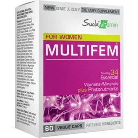 Resim Suda Vitamin Multifem Multivitamin 60 Kapsül 