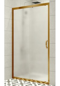 Resim Durul Duşakabin Ön Cephe Altın 5mm Buzlu Yükseklik 190 Cm 