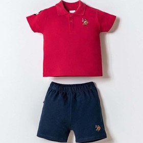 Resim U.S. Polo Assn Bebek Bebek Takım USB2918 Kırmızı 