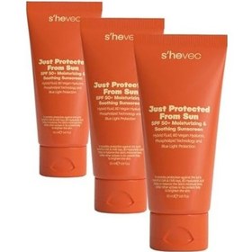 Resim She Vec Protected Sun Aydınlatıcı Ve Leke Karşıtı Güneş Koruyucu Krem Spf 50 3 Paketi 