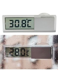 Resim Araba ve Camlar için Vantuzlu Digital Termometre 