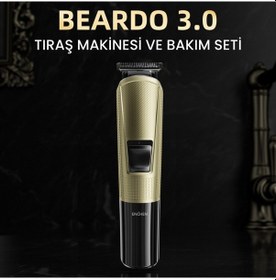 Resim Enchen Beardo 3 Gold Çok Fonksiyonlu Tüm Vücut İçin Uygun Şarjlı Saç Ve Tıraş Makinesi 