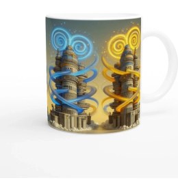 Resim Ikizler Burcu Baskılı Kahve Kupası - Burçlar Krallığı Şatosu Vs3 