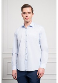 Resim Erkek A. Mavi Basic Regular Fit Sert Yaka Cepli Gömlek 25mc004032311 A. Mavi A. Mavi 