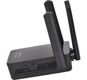 Resim Gaman Siyah 4 Antenli 300MBPS Wifi Menzil Genişletici Tekrarlayıcı 360° Sinyal Kapsamı Hızlı Kurulum 