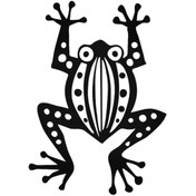 Resim Genel Markalar Tribal Frog Vahşi Yaşam Sticker Araba Oto Arma Duvar Çıkartma 20 cm 