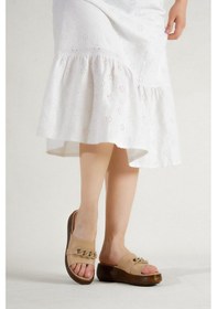 Resim Amber Kadın Dolgu Topuk Casual Terlik 001 