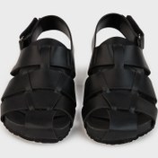 Resim Nebbati Bg Store Erkek Çocuk Siyah Sandalet 23ss0nb3018 
