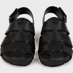 Resim Nebbati Bg Store Erkek Çocuk Siyah Sandalet 23ss0nb3018 