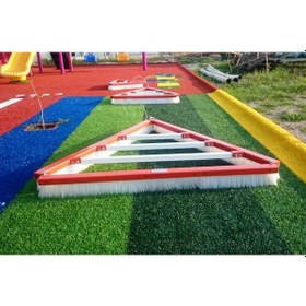 Resim Diomond Halı Kumlama Granül Fırçası 150 CM Üçgen Çok Renkli 