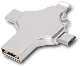 Resim Otg 4in1 Cep Telefonu Çok Fonksiyonlu Usb Flash Bellek 64 Gb Type-c, Micro Sd Ve Kart Okuyucu 