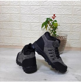 Resim Black Sea 542 Füme Kürklü Fermuarlı Cırtlı Erkek Çocuk Bot 001 
