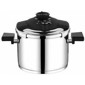 Resim Oms Asil Silindir 18 Parça Çelik Tencere Seti Siyah 1138 